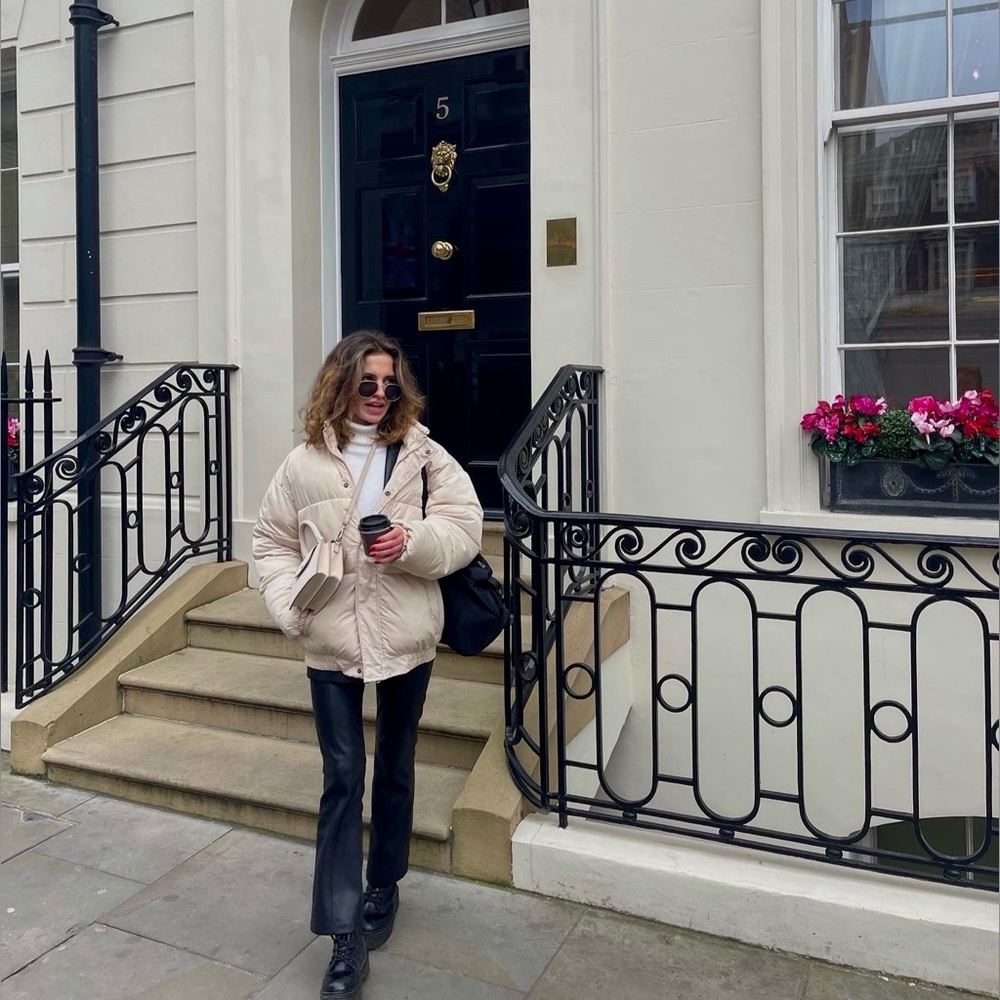 Zara faux leather pants